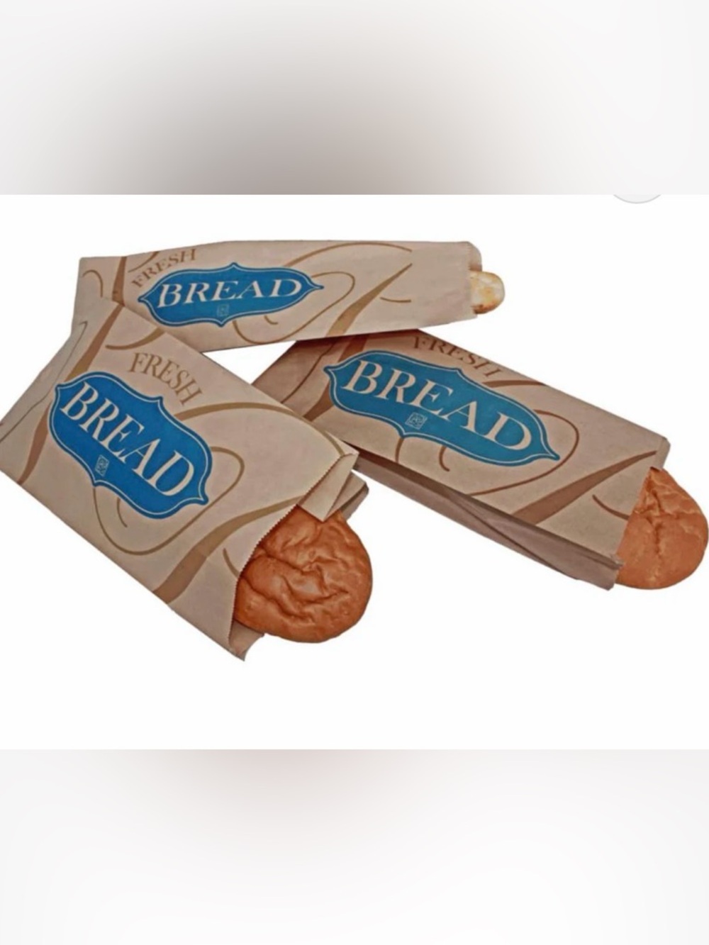 ATLAS Natural Bread Bags 9 X 6 X 16 BRAND NEW $25 for 60 Bags